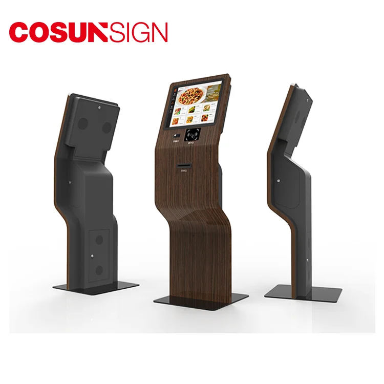 China Stand Touch Screen Self Ordering Drive Thru Kiosk Enclosures In Restaurant