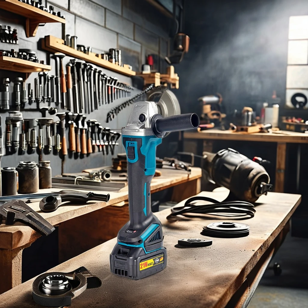 Angle Grinder Industrial & DIY Grade Electric Tools Cutter Machine with Variable Speed