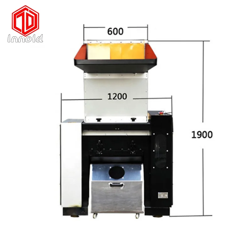 Hot Sale Bottle Bag Shredder Grinder Machine Pipe Crusher Price Plastic Shreder Machine for Metal Hnss1200 7.5KW 300-500kg/h