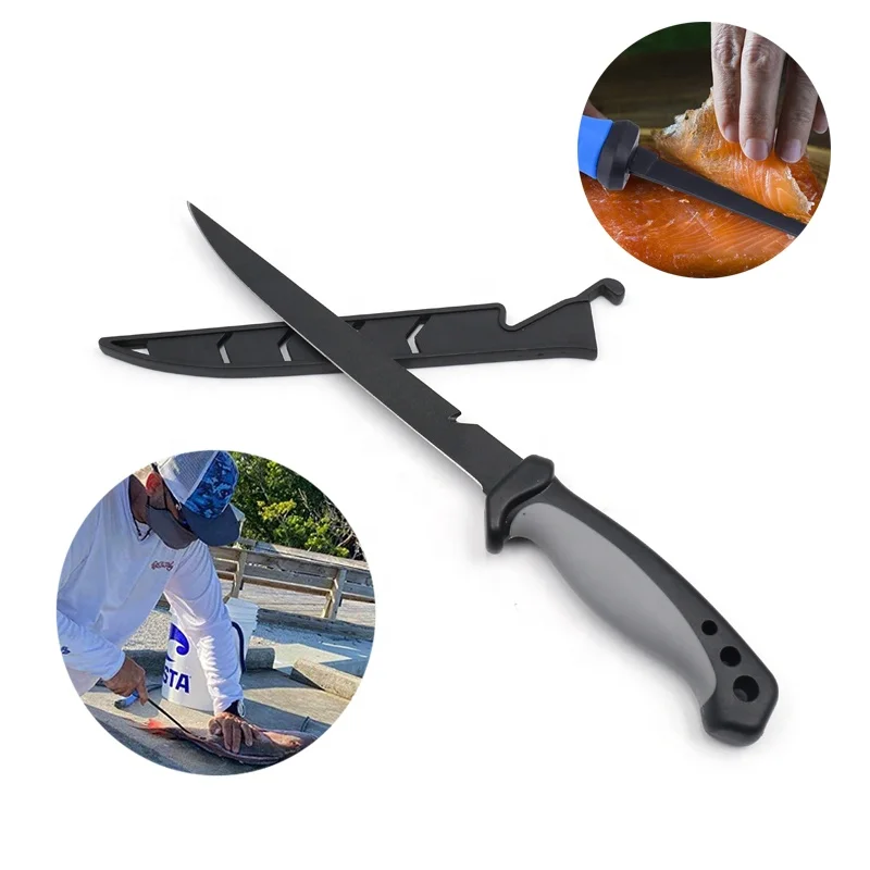 Professional stainless steel fix blade fishing knife hunting tool knife Fillet for outdoor