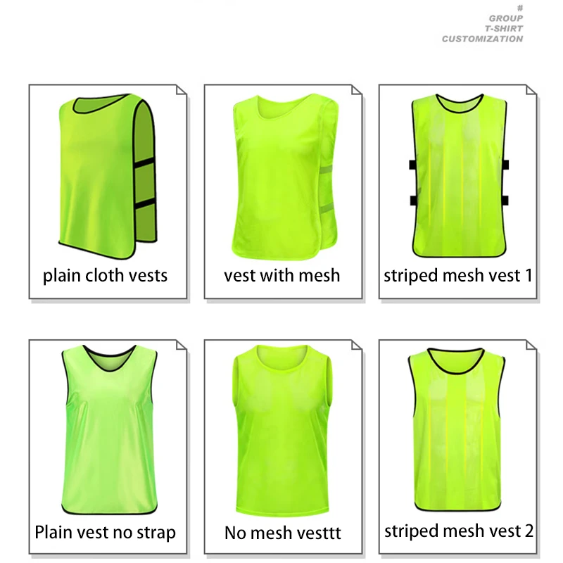 New innovative product breathable jednolity number kamizelki dal pinni soccer team jerseys uniform set basil pinnies jerseys