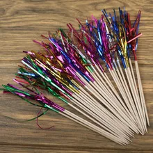 bamboo wood cocktail party picks Firework toothpick palm picks