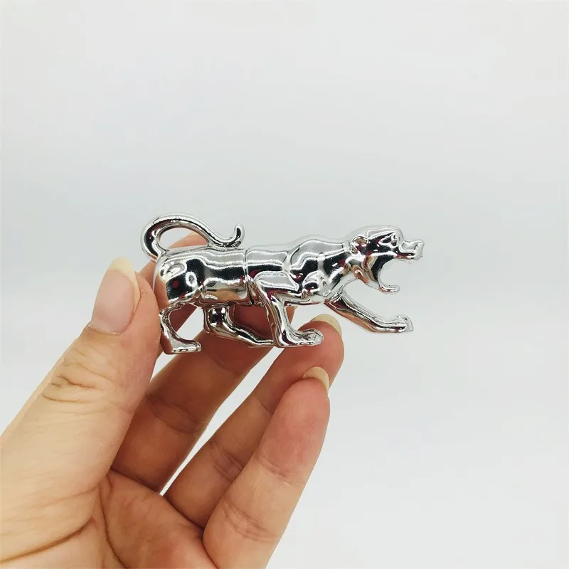 Golden Silver Animal Leopard Shape Pill Capsule Toy Container Packaging For Rhino 7 Pills empty capsule shell