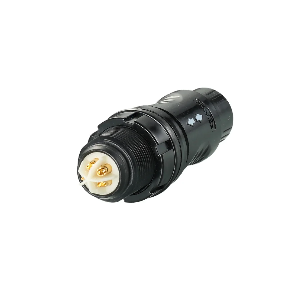 High Quality 3 5 8 9 16 Pin Redels Plastic 8pins signal Connector with RJ45 terminal