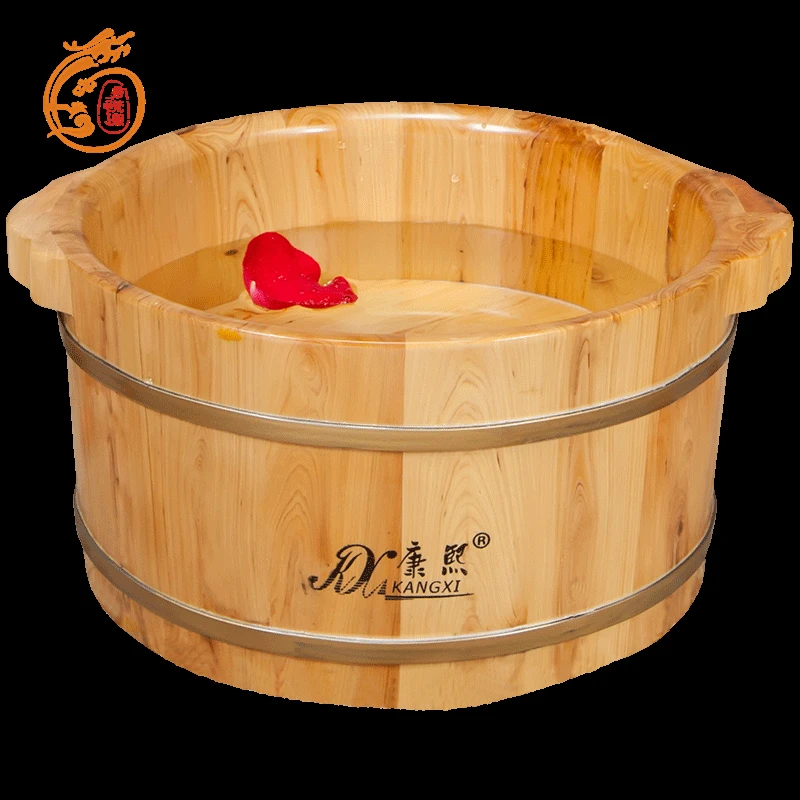 Chinese Factory Supply Wood Foot Bath Spa Basin