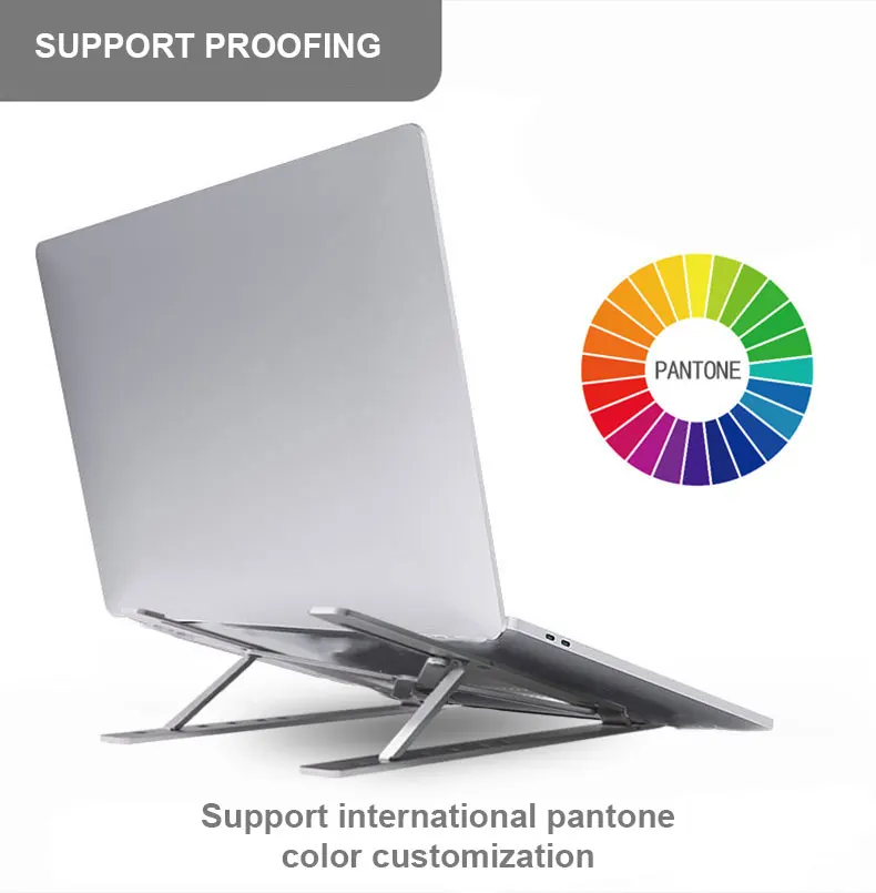 Утолщенный Стабильный Портативный Гибкий Подставка для Планшета Телефона охлаждающая алюминиевая регулируемая подставка для ноутбука