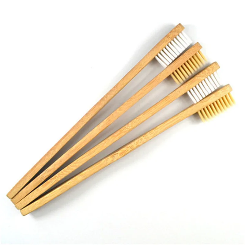 100% biodegradable eco-friendly adult custom natural bamboo cepillos de dientes de bambu toothbrush 4 pack