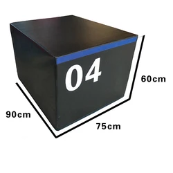 DW SPORTS Soft Stackable High Density Foam Plyo Jump Boxes for Strength Training