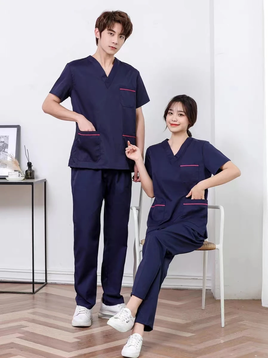 Free sample of custom patient hospital gown hospital scrubs hospital uniform jacket