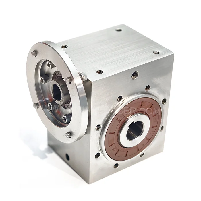 New Product Gearboxes Stainless Steel Reduction Worm Gear Reducer Stepper Motor Gearboxes