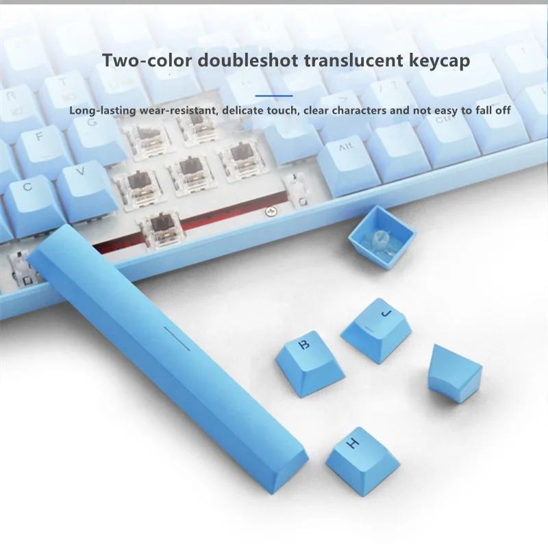 Hotsale 84 Keys Professional 3 Modes RGB Backlight Mechanical Keyboard Gaming Keyboard