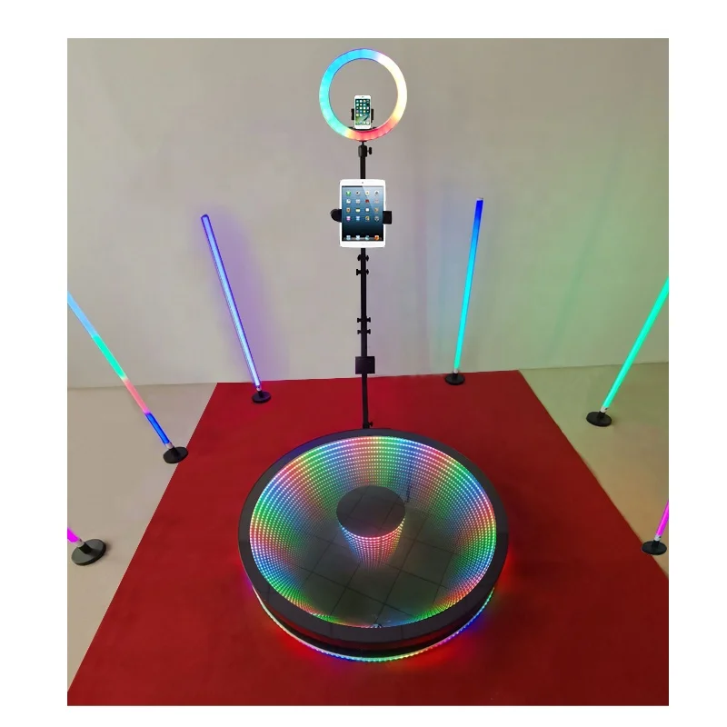 100cm 6 People 360 Degree Video Photo Booth 360 Photo Booth Automatic 360 Degree Camera ipad Phone Photography