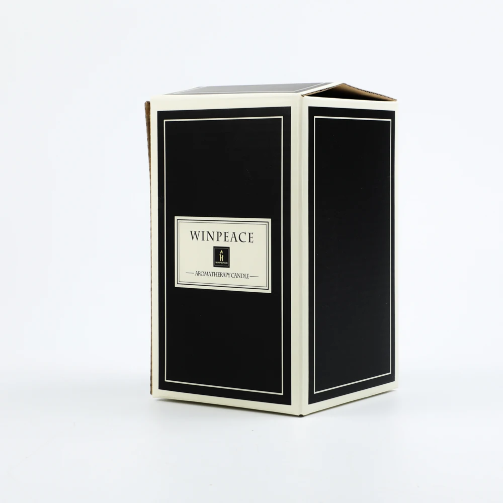 Custom Soy Wax Scented Candle For Home Decorative Glass Candle Gar With Glass Lid