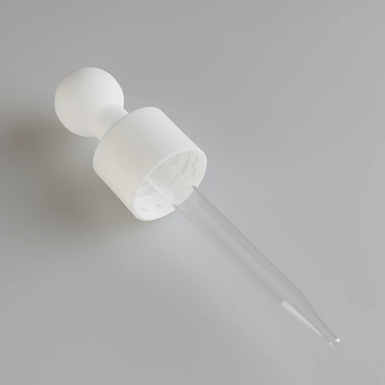 18/410 20/410 22/410 24/400 Matter White Round Head Plastic Dropper