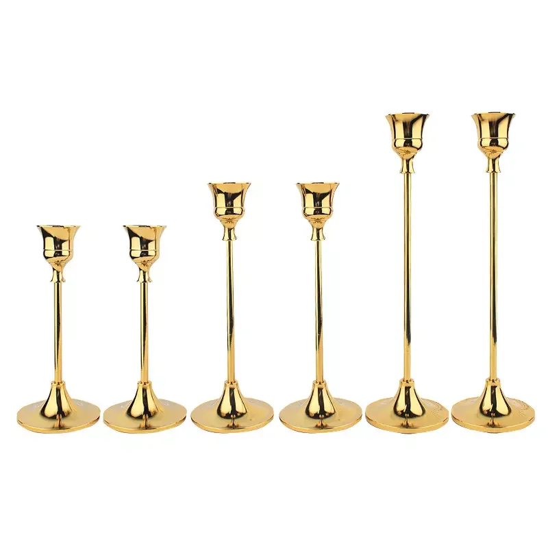 6pcs set Candlestick Holders Taper Candle Holder for Candlesticks  Modern Decorative Candle Stick Long Holder