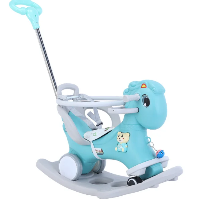 Indoor multifunctional baby household Trojan rocking chair