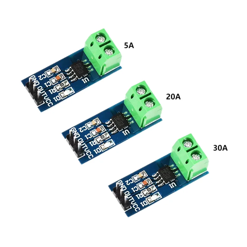 ACS712 Hall Current Sensor Module 5A/20A/30A range Electronic detection Board DC5V DC