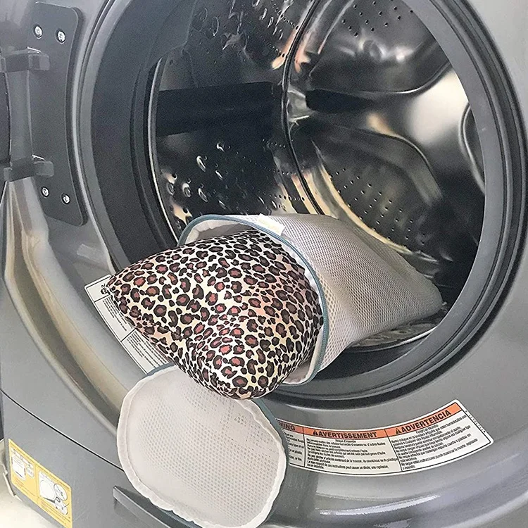 2021 Hot Sale Recycled Polyester Mesh Shoe Laundry Washing Bag for Daily Use