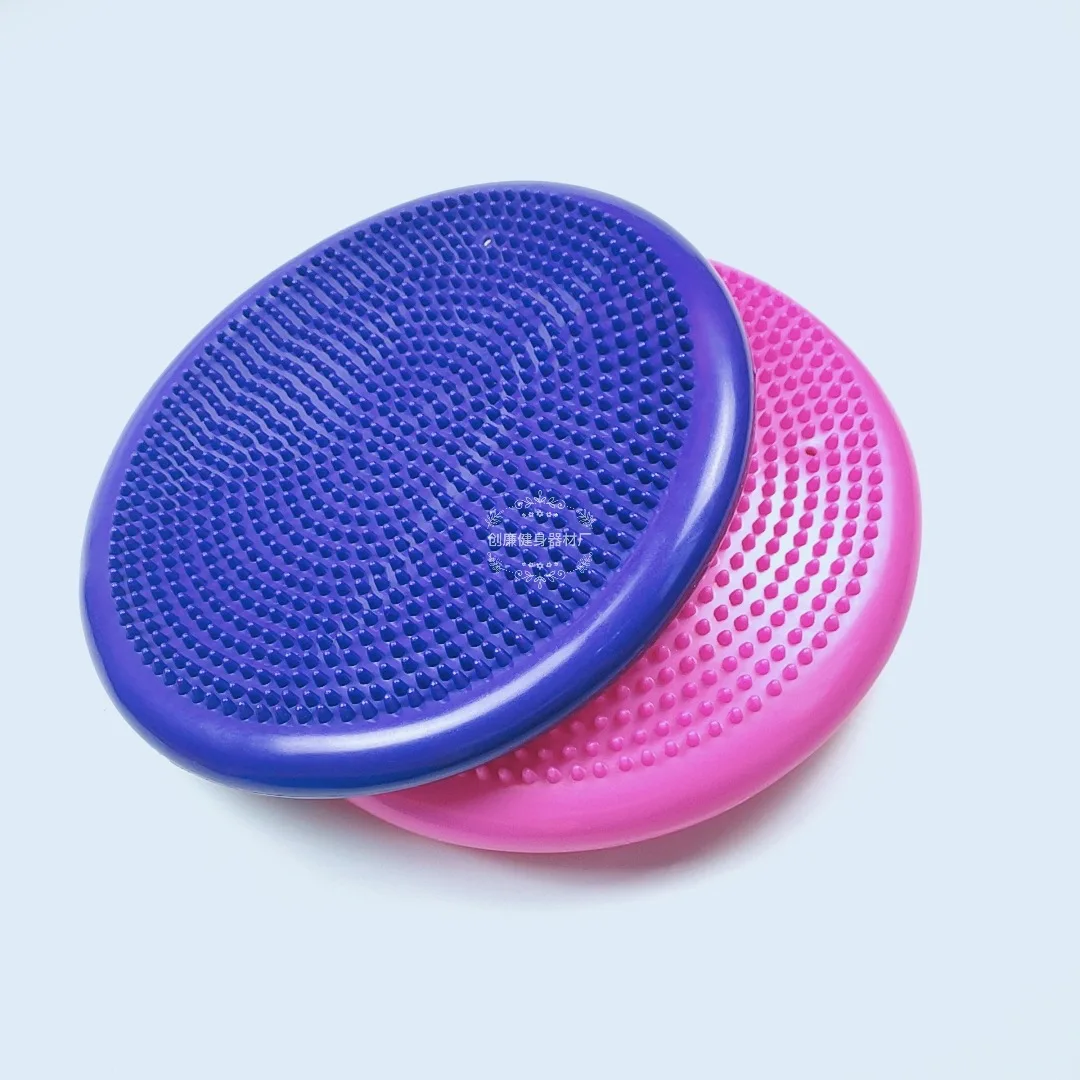 Thickened massage flat Pad Inflatable Fitness Exercise Training mat yoga balance cushion