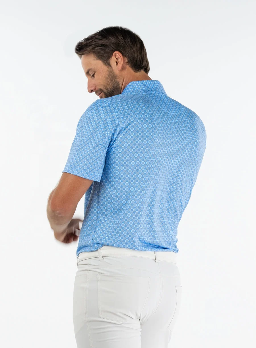 Custom blue polo golf shirts polyester man golf polo