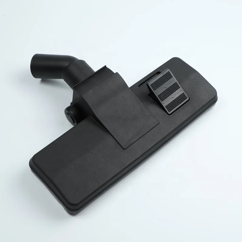 Vacuum cleaner floor brush with metal bottom for high efficiency vacuum cleaner floor nozzle