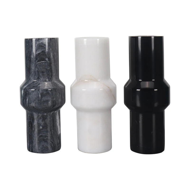 Скандинавская мраморная ваза роскошное Современное украшение для дома цветочный горшок гостиницы гостиной коридора декоративные