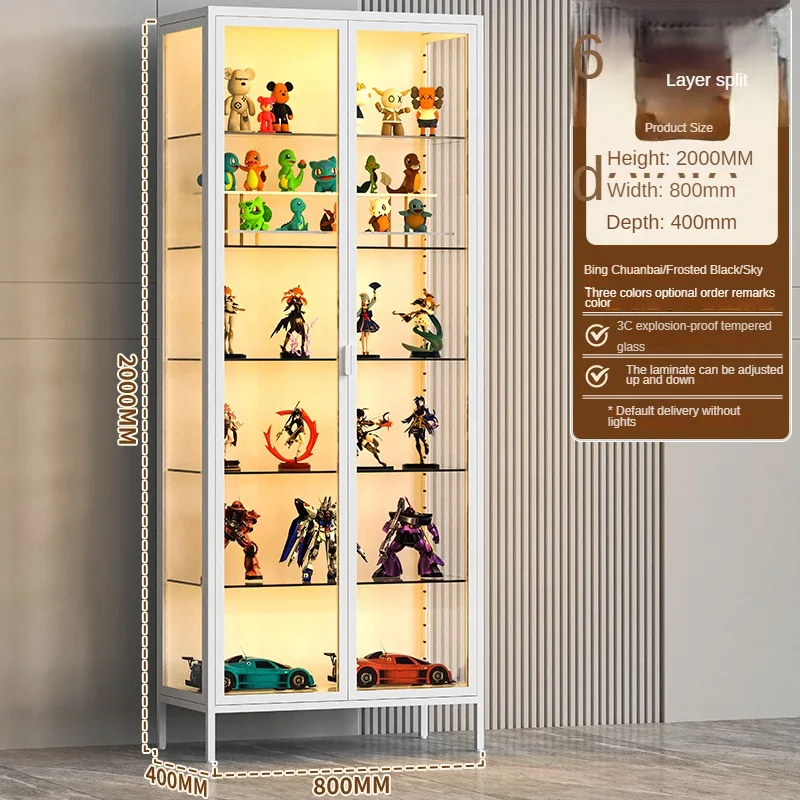 Best Selling Toys Display Shop Cabinet Shelves Acrylic Full Vision Showcase