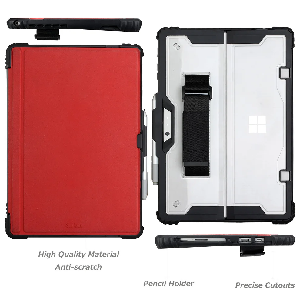 12.3 INCH Microsoft Surface Pro 4/5/6/7 Tablet Protective Anti-shock Case Shockproof Laptop Bags Covers