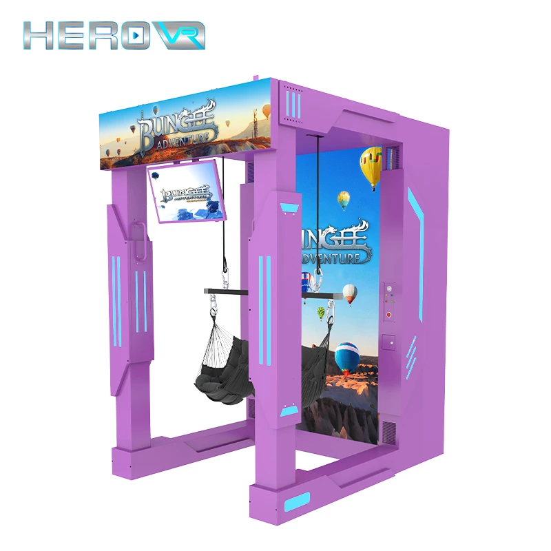 HEROVR Suitable All Ages Extreme Skydiving Simulator VR Adventures Virtual Reality Bungee Jump Off Tower