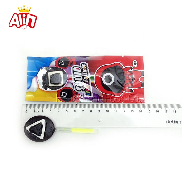 asian snacks wholesale candy  Boxed fluorescence  squid game candy