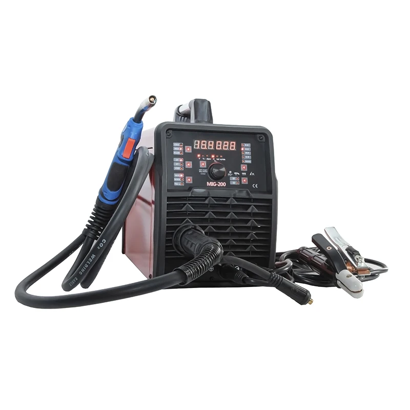 Handy MIG Welder without Gas 200A Automatic Feed Flux Core Wire No Gas portable MIG Welder for Home Use