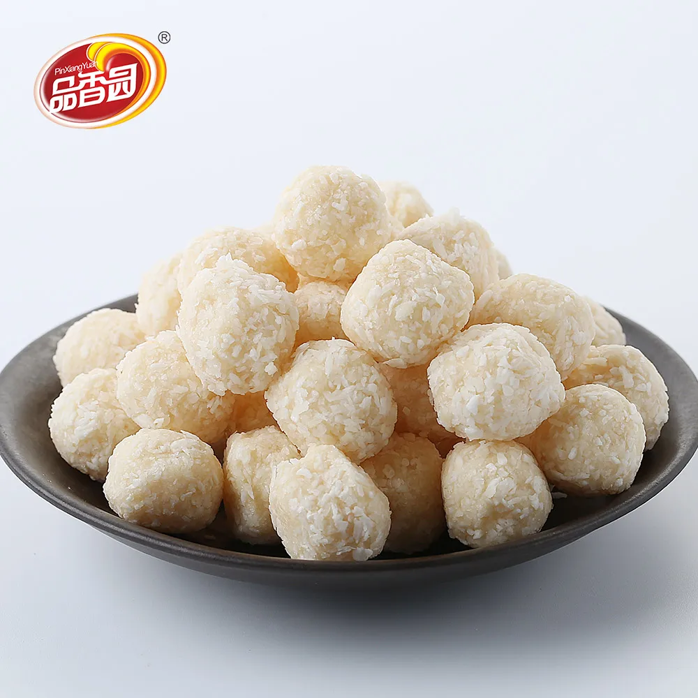 Wholesale Tropical Coconut Soft Sour Fruit Milk Chewy Candy for Candy Shops