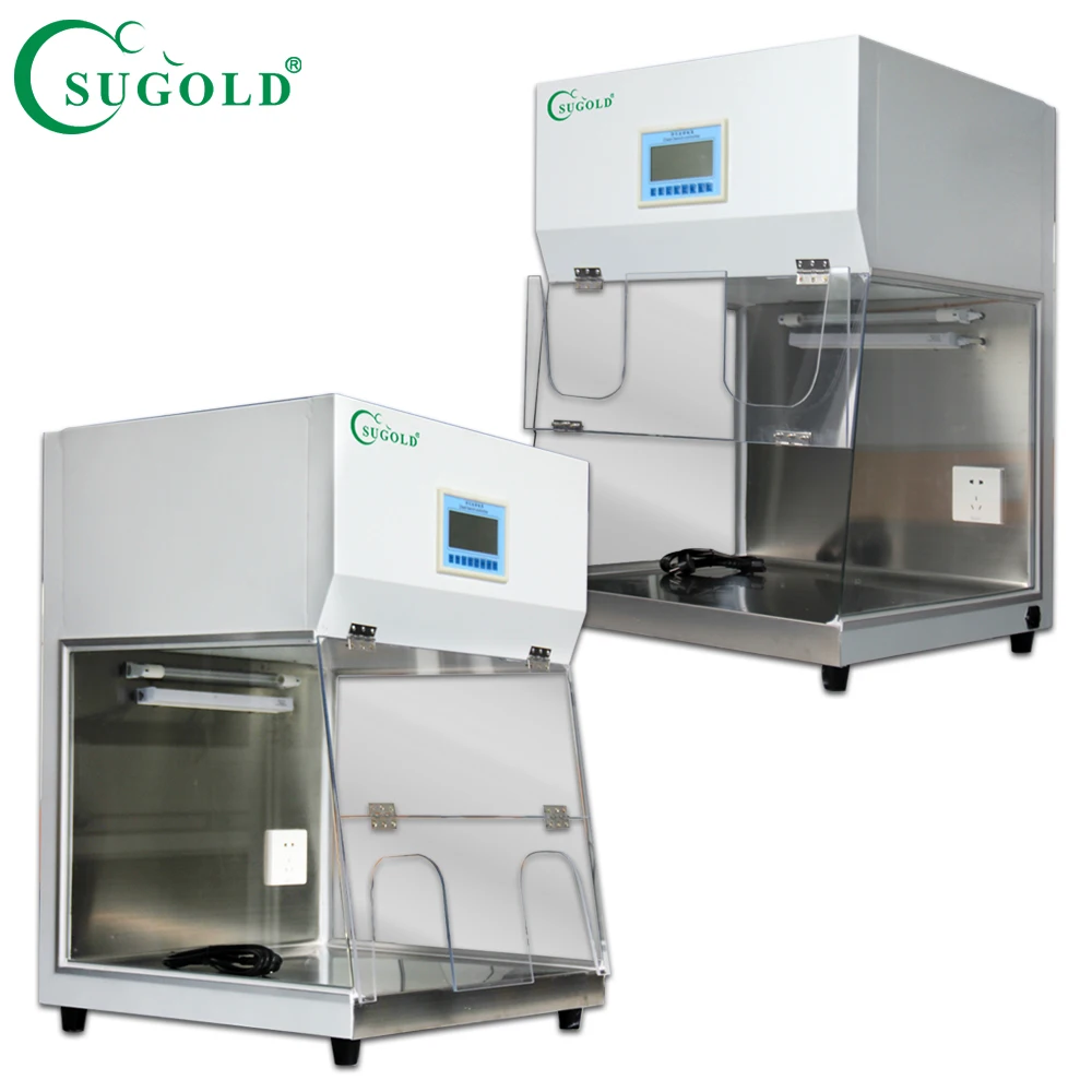 PCR Stainless Steel Table Top Laminar Flow Cabinet High Quality Clean Bench Filter Price
