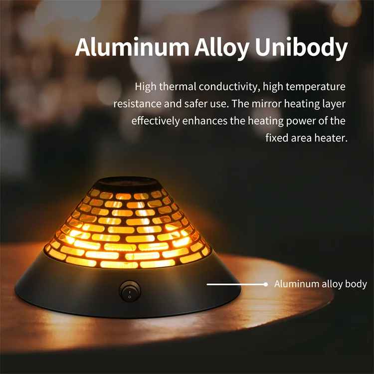 360 Degrees Heating Portable Volcano Patio Heater Aluminum Alloy Body Large Space Heaters