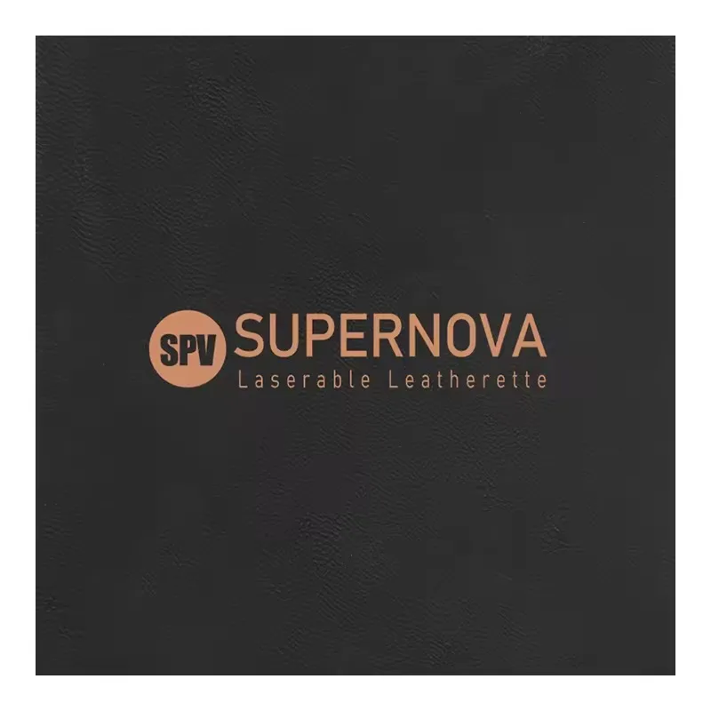 12X24 Inches Pu Leather Sheets Wholesale Custom Laser Engraving Iron-On Leather For Hat Patches With Gray Back and Adhesive