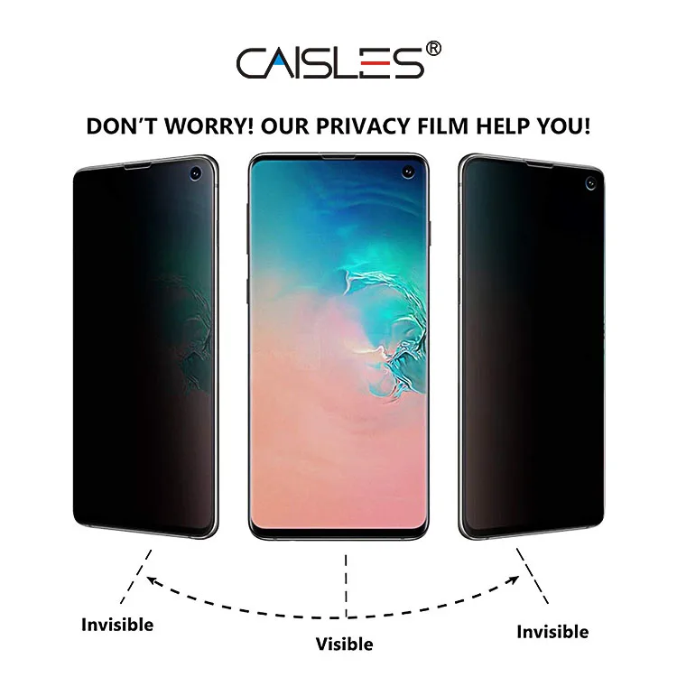 mobile privacy screen protector 30 degree anti spy screen protector for iphone 12