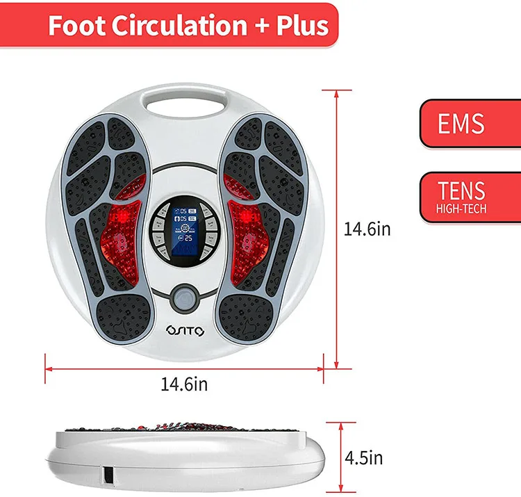 Chinese reflexology foot and calf massager blood circulation tens therapy foot massager foot care machine