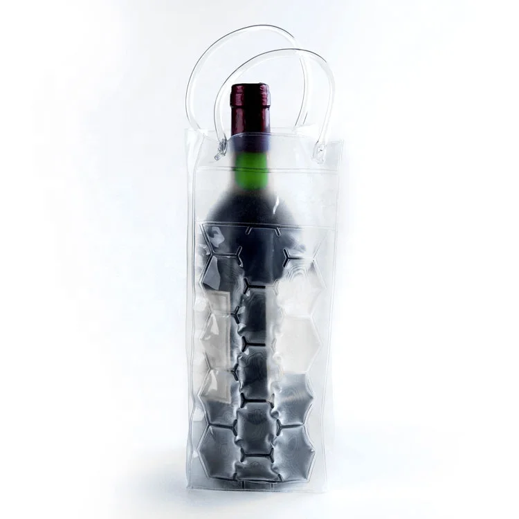 Outdoor portable gel ice pack beer wine bottle cooler