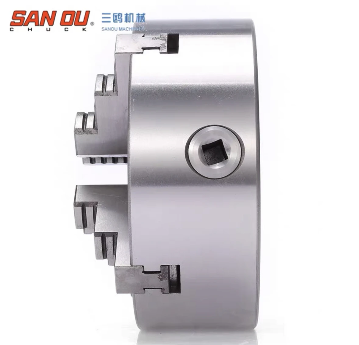Special price SANOU brand 4-jaw claw linkage K12 160MM through-hole self centering manual chuck for lathe
