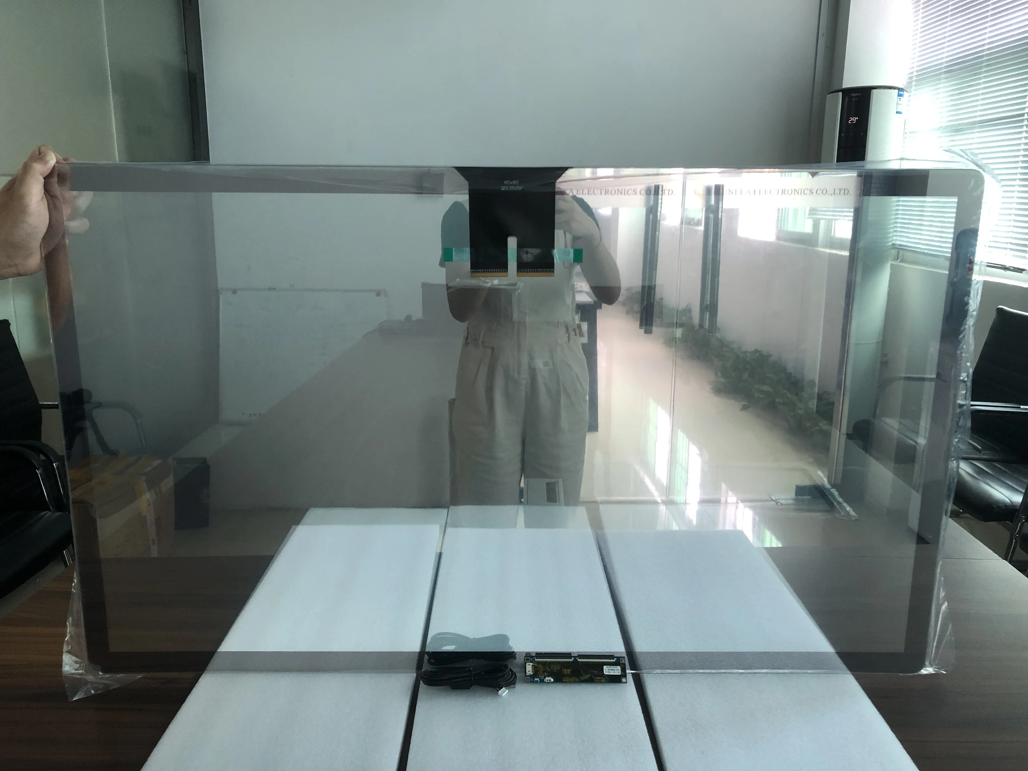 Large Size ILITEK Chip On The Board Multi Touch 43 Inch Capacitive Touch Screen Panel Overlay Kit For Message Kiosk