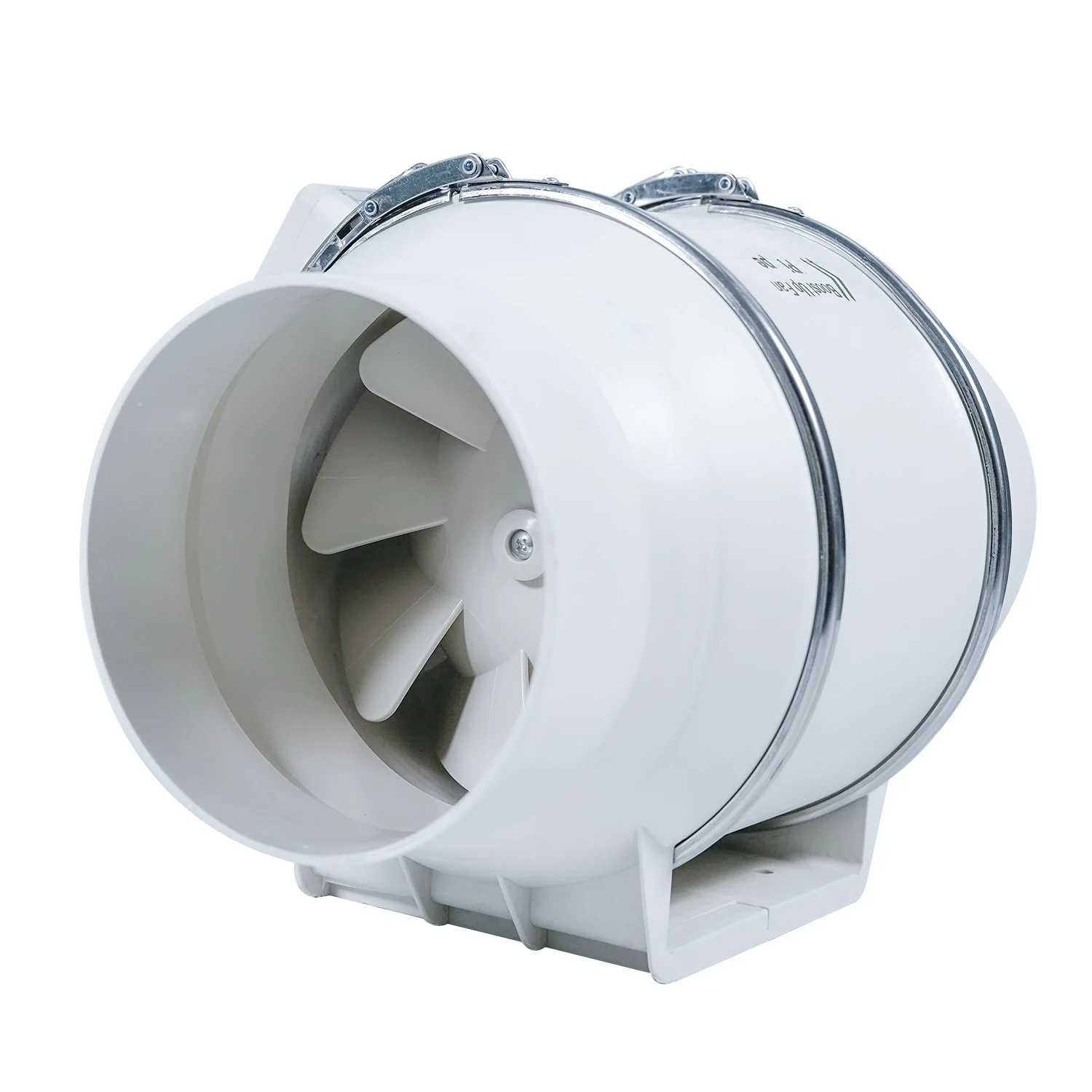 Customized Logo Brand HVAC System Axial Ventilation Exhaust Plastic Small 100mm AC Silent Inline Duct Fan