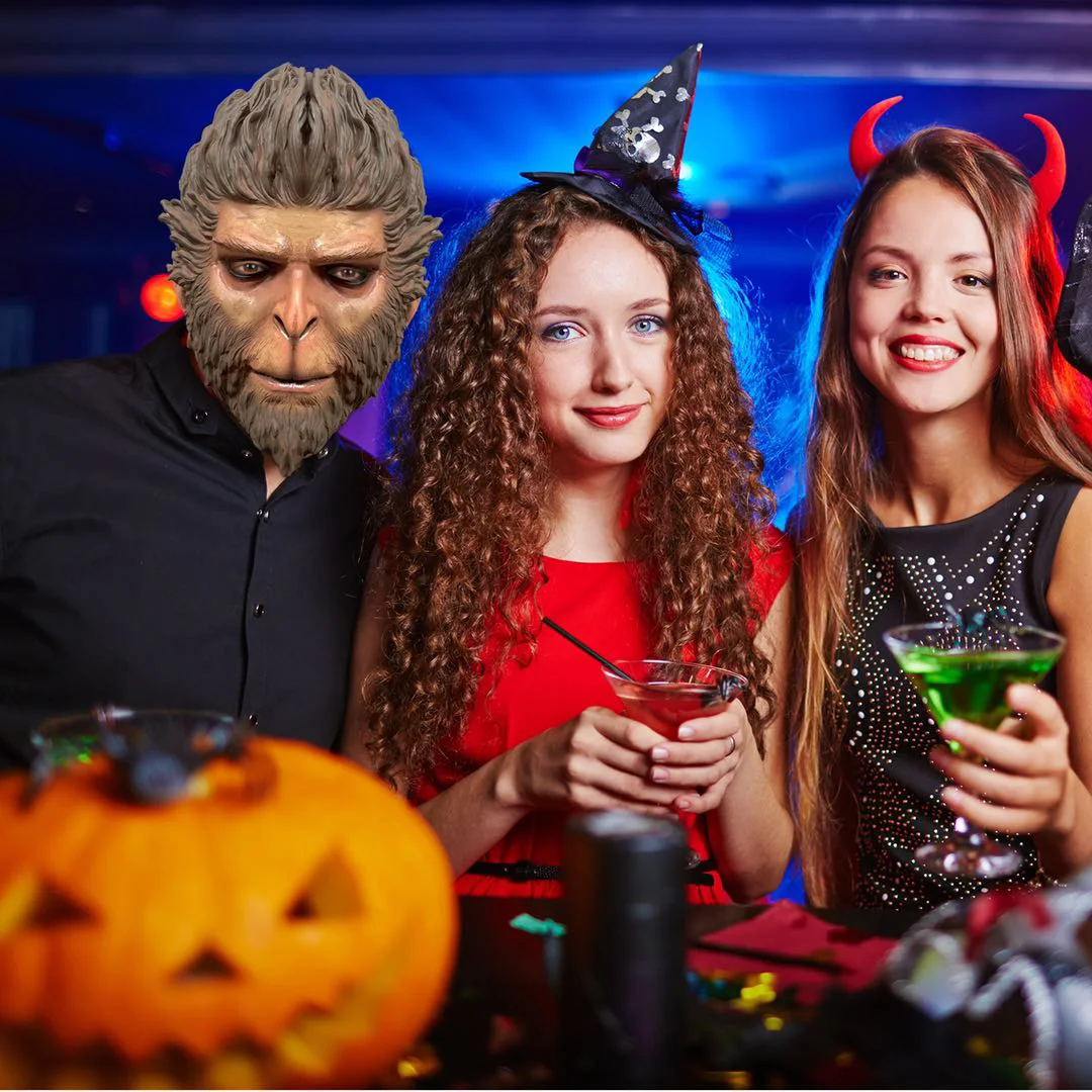 Hei Wu Mythology Empty Mask Qi Tian Da Sheng Mask Funny Monkey Headset Halloween Game COS Prop Periphery