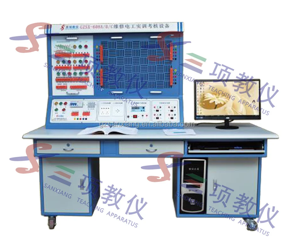 Hot Sale Electronic educational equipment Maintenance of Intermediate Electrician Training and Assessment Equipment