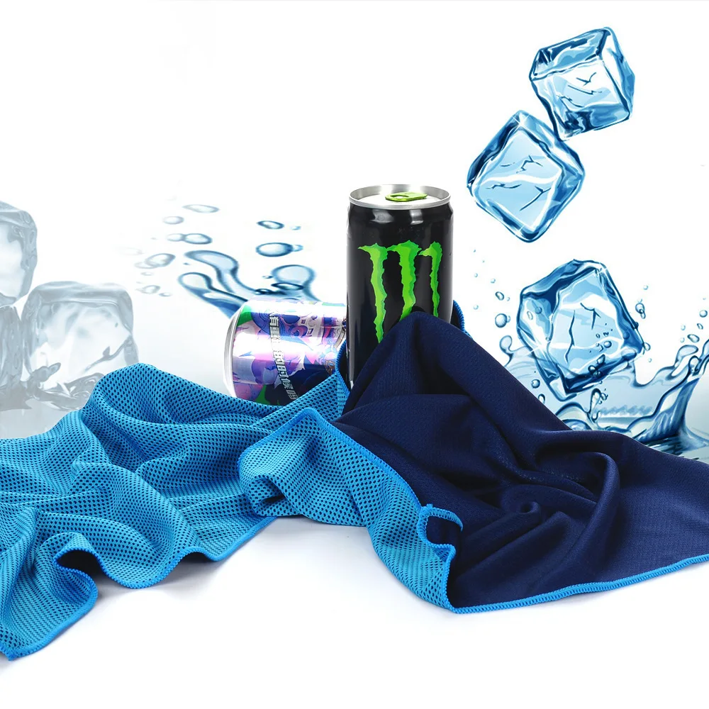 30*100cm Towels Microfiber Sports For Cool Comfort During Exercise Cooling Towel For Silicone Case