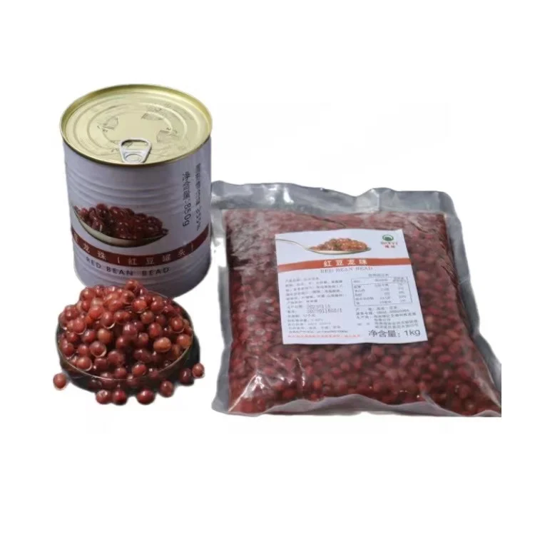 Wholesale Supplier  New product Red Bean Pearl Boba For Milk Bubble Tea Ingredients