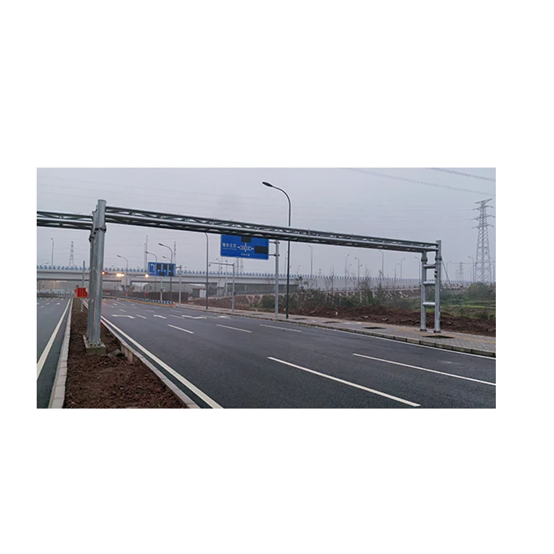 20-Meter Speed Measuring Gantry Hot-Dip Galvanized Roadway Product Corrosion Resistant Rust-Free