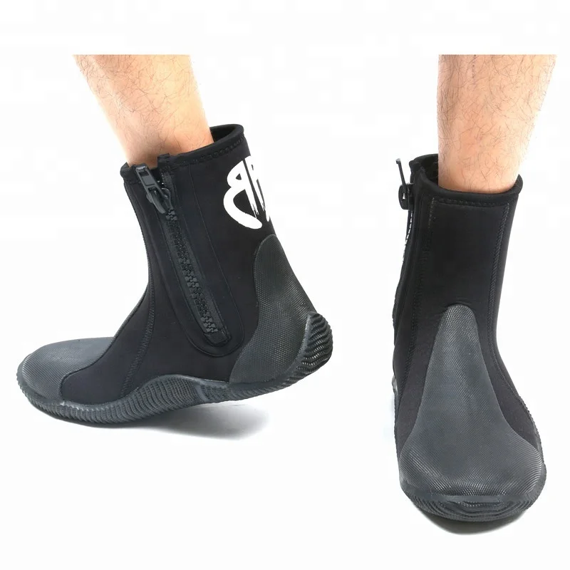 Китай Поставщики высокого качества боковой молнии Дизайн Дайвинг 5 мм неопрена сапоги