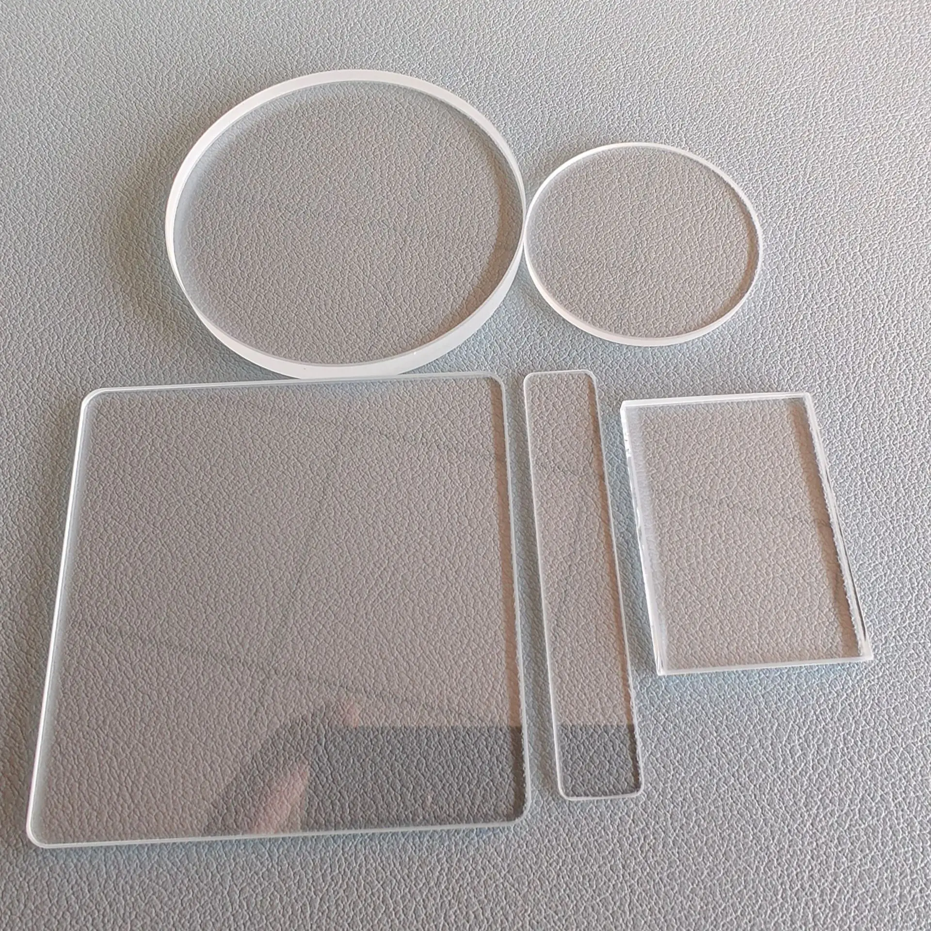 Anti reflective coating tempered optical lenses high transmittance flashlight glass