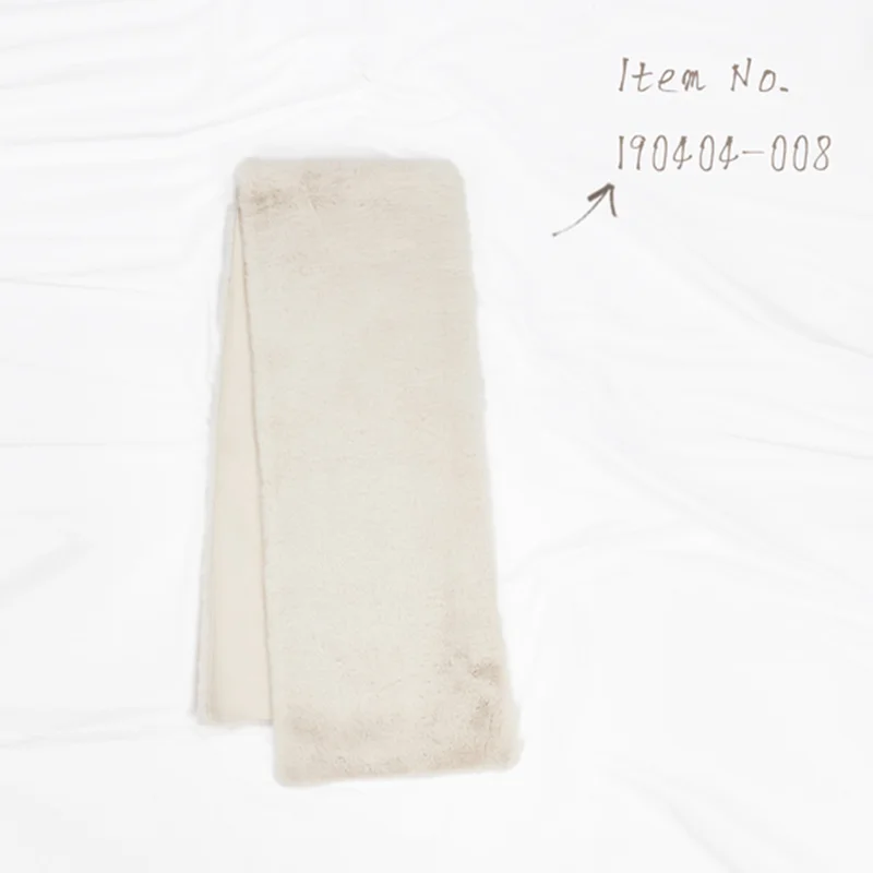 Home Decor Farmhouse Plush Faux Fur Fall Christmas Decoration Dining Table Runners