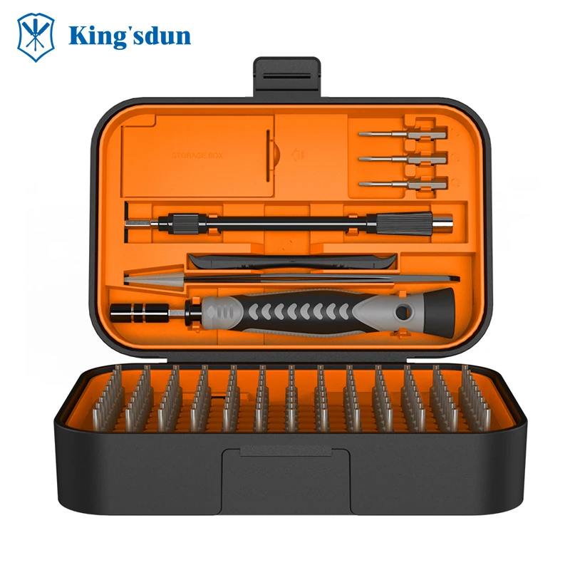Kingsdun 130 In 1 Multifunction Screwdriver Set Star Head Screwdriver Set Portable Magnetic Screwdriver Bit Set